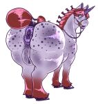  anus butt desbjust equid equine female feral genitals horn horse mammal mayfee puffy_anus pussy unicorn 