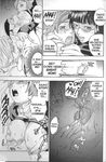  2girls comic eromanga greyscale hard_translated highres jpeg_artifacts monochrome multiple_girls pink_sniper scan translated yonekura_kengo 