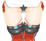  1girl ass lower_body matoi_(pso2) nemuri_oto_yume panties phantasy_star phantasy_star_online_2 skindentation solo thigh_focus thighhighs thighs underwear 