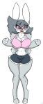  anthro big_breasts breasts disney fan_character female hi_res july_hopps pace-maker solo thick_thighs zootopia 