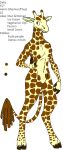  anthro breasts cooltexan57 deka_(cooltexan57) digital_media_(artwork) english_text fur giraffe giraffid herm intersex mammal model_sheet multicolored_body multicolored_fur nude simple_background smile solo standing text thick_thighs two_tone_body two_tone_fur 