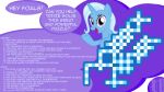 absurd_res badumsquish crossword_puzzle dialogue english_text equid equine female friendship_is_magic hi_res horn mammal my_little_pony purple_eyes puzzle text trixie_(mlp) unicorn 