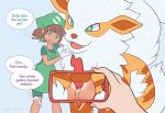  arcanine balls bestiality dialogue duo female feral gashamon_(artist) genitals human humanoid interspecies knot male male/female mammal nintendo pok&eacute;mon pok&eacute;mon_(species) pok&eacute;mon_trainer pok&eacute;philia pussy rotom rotom_phone ruined_reputation scratches suntan tan_line video_games 