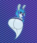  2022 absurd_res anthro ashley432 ass_up big_butt breasts butt clothed clothing colored digital_drawing_(artwork) digital_media_(artwork) female ghost hair hi_res huge_butt lagomorph long_hair looking_at_viewer looking_back mammal mario_bros nintendo open_mouth presenting presenting_hindquarters rabbid rabbid_ghost_girl rabbit_ears raving_rabbids rayman_(series) shaded signature simple_background smile solo spirit tongue tongue_out topwear ubisoft video_games watermark 