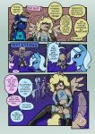  anthro clothed clothing comic crossdressing genitals hi_res husdur penis small_penis trixie 