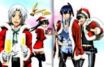  3boys allen_walker d.gray-man highres kanda_yuu lavi lenalee_lee multiple_boys 