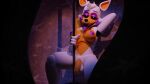  anthro areola breasts canid canine clothing five_nights_at_freddy&#039;s five_nights_at_freddy&#039;s_world fox herm humanoid intersex ipleezy lolbit_(fnaf) machine mammal nipples pole purple_areola purple_nipples robot robot_humanoid scottgames soft_penis solo stripper_pole undressing video_games 