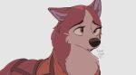  2022 artist_name balto_(film) canid canine canis dated digital_media_(artwork) domestic_dog feral fur husky jenna_(balto) mammal nordic_sled_dog red_body red_fur simple_background solo spitz tohupo universal_studios white_background 