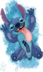  absurd_res alien balls disney erection experiment_(lilo_and_stitch) genitals hi_res lilo_and_stitch looking_at_viewer male penis stitch_(lilo_and_stitch) the_purple_wolf_guy tongue 