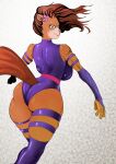  absurd_res anthro big_butt breasts butt female hi_res mammal mr.russo nickelodeon psylocke rodent sandy_cheeks sciurid solo spongebob_squarepants superhero thick_thighs 