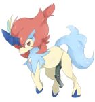  animal_genitalia animal_penis equine_penis fur genitals hair horn keldeo keldeo_(resolute_form) legendary_pok&eacute;mon looking_at_viewer male nintendo penis pok&eacute;mon pok&eacute;mon_(species) red_eyes red_hair solo umixign video_games 