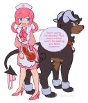  blood bodily_fluids clothing collar cum cum_on_face dialogue duo female female_on_feral feral gashamon_(artist) genital_fluids houndoom humanoid internal interspecies knot knotting male male/female nintendo nurse_joy panties pok&eacute;mon pok&eacute;mon_(species) pok&eacute;philia underwear video_games 