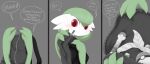  2022 absurd_res after_transformation ambiguous_gender backpack digital_media_(artwork) gardevoir grey_background hi_res humanoid mentalcrash nintendo not_furry object_in_mouth pok&eacute;ball pok&eacute;mon pok&eacute;mon_(species) red_eyes simple_background solo standard_pok&eacute;ball thought_bubble video_games zipper 