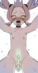  1boy afterimage ahegao all_fours anal anal_object_insertion blush bouncing_penis collarbone completely_nude dildo from_below highres ikr_(artist) long_hair male_focus navel nipples nose_blush nude object_insertion open_mouth otoko_no_ko penis rolling_eyes sex_toy simple_background solo sounding sweat tongkkangi tongkkangi_(streamer) tongue tongue_out twintails urethral_insertion white_background 
