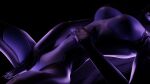  16:9 3d_(artwork) blender_(software) blender_cycles breasts canid canine canis digital_media_(artwork) female hi_res jackal mammal neon_lights nude pinup pose solo synth synthetic the_dark_skull widescreen 