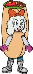  alpha_channel anthro burrito burrito_costume canid canine canis clothing costume domestic_dog fay_spaniel female food food_costume kigtoons mammal nintendo solo star_fox video_games vixdojofox 