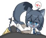 &lt;3 2021 anthro bedroom_eyes black_body blue_eyes bottomwear bottomwear_down canid canine clothed clothing duo female first_person_view fluffy fluffy_tail fox genitals grey_body hand_on_penis handjob kemono looking_at_viewer male male/female male_pov mammal narrowed_eyes necktie open_mouth pants pants_down pantyjob partially_clothed penile penis penis_in_panties potatobud3 ribbons school_uniform seductive sex simple_background skirt uniform white_background yellow_bottomwear yellow_clothing yellow_skirt 
