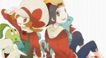  chikorita cyndaquil ethan_(pokemon) lyra_(pokemon) marill non-web_source totodile 