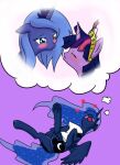  &lt;3 crossgender dream duo female feral friendship_is_magic hasbro hi_res imminent_kiss male male/female my_little_pony princess_luna_(mlp) tasoganedude twilight_sparkle_(mlp) 