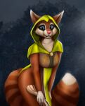  absurd_res anthro blue_eyes clothing crossbow female hi_res hood hoodwink_(dota) mammal paintchaser pelvic_curtain ranged_weapon rodent sciurid solo tree_squirrel weapon 
