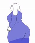 2024 animated anthro areola bedroom_eyes belly big_breasts big_butt black_eyes blinking blue_clothing blue_robe boss_monster bovid breasts butt caprine closed_smile clothed clothing cotton_tail female fur goat hanging_belly huge_breasts huge_butt long_ears looking_at_viewer looking_back looking_back_at_viewer mammal mature_anthro mature_female mostly mouth_closed narrowed_eyes nipples nude rear_view red_clothing red_thong red_underwear robe seductive short_playtime short_tail simple_background smile solo standing tail thenewpassion thick_thighs thong thong_only topless topless_anthro topless_female toriel undertale undertale_(series) underwear underwear_only undressing voluptuous_anthro voluptuous_female white_background white_body white_fur wide_hips