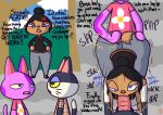 2022 ambiguous_penetration angry animal_crossing anthro balls black_balls black_body black_clothing black_eyes black_footwear black_fur black_shirt black_shoes black_topwear blue_eyes bob_(animal_crossing) bottomwear brown_belt brown_body brown_clothing brown_skin butt_slap clothed clothed_sex clothing cloud comic dipstick_tail domestic_cat english_text erection featureless_hands felid feline felis fellatio female flower footwear forced forced_oral fur genitals grass grey_bottomwear grey_clothing grey_pants group group_sex hair half-closed_eyes hand_on_butt hands_on_hips hi_res human instant_loss_2koma klutzatdusk long_hair male male/female mammal markings motion_lines multicolored_body multicolored_fur narrowed_eyes nintendo onomatopoeia open_mouth oral oral_penetration pants penetration penile penile_penetration penis pink_clothing pink_inner_ear pink_penis pink_shirt pink_topwear plant pockets punchy_(animal_crossing) purple_body purple_fur questionable_consent sex shirt shoes sky slap slap_(sound_effect) sound_effects spanish_text spitroast spots spotted_body spotted_fur t-shirt tail tail_markings talking_to_another talking_to_partner text threesome tied_hair topwear torn_bottomwear torn_clothing torn_pants trio two_tone_body two_tone_fur villager_(animal_crossing) whiskers white_body white_fur yellow_sclera