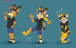 absurd_res anthro bottomless clothed clothing deer domestic_cat drinking felid feline felis hi_res katxfish katxlogan male mammal poison potion shy solo transformation transformation_potion transformation_sequence