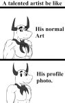 anthro boris_vor dark_sclera digital_drawing_(artwork) digital_media_(artwork) english_text eyebrows gem god-ale horn male monochrome muscular muscular_male pecs scalie simple_background sketch solo text thick_eyebrows white_background