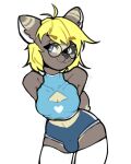 anthro bulge canvas_(element) clothed clothed_anthro clothed_female clothing colored colored_sketch costume deer eyewear female gift glasses hi_res mammal nova19 sketch solo solo_focus trans_(lore) trans_woman_(lore)