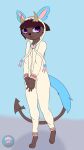  ambiguous_gender angry anthro disguise eeveelution hi_res inferno_(neteri) inferno_neteri male nintendo pok&eacute;mon pok&eacute;mon_(species) shy sleepwear solo sylveon video_games young 