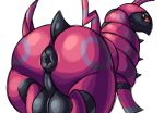  akenju anus arthropod balls big_balls big_butt butt butt_focus feral genitals huge_butt looking_back male markings nintendo pok&eacute;mon pok&eacute;mon_(species) presenting puffy_anus red_body scolipede solo video_games yellow_eyes 