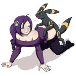 bestiality blue_eyes clothed clothing doggystyle duo eeveelution female feral feralcatalyst from_behind_position generation_2_pokemon hair hi_res human interspecies male male/female mammal nintendo panties panties_down partially_clothed penetration pokemon pokemon_(species) pokephilia purple_clothing purple_hair sex size_difference small_dom_big_sub umbreon underwear underwear_down vaginal vaginal_penetration zone-tan