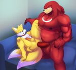  absurd_res anal anal_penetration anthro anus balls butt duo erection fur genitals hi_res knuckles_the_echidna mafekoba male male/male male_penetrated male_penetrating male_penetrating_male miles_prower muscular muscular_male penetration sega sex sonic_the_hedgehog_(series) 
