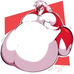  anthro belly belly_overhang belly_scales big_belly big_moobs evil_face from_front_position fur hand_on_chest hi_res huge_hips huge_thighs hyper hyper_belly hypnotic_eyes lycanroc male massive_belly moobs motion_lines multicolored_body multicolored_fur navel nintendo obese obese_anthro obese_male overweight overweight_anthro overweight_male pok&eacute;mon pok&eacute;mon_(species) red_body red_eyes red_fur scales simple_background smile solo squish teasing terito thick_thighs two_tone_body two_tone_fur video_games weight_gain white_background white_body white_fur wide_hips 