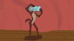  3_toes 4_fingers abstract_background anthro arched_back arm_tuft armpit_tuft back_tuft belly bent_back biped brown_body brown_fur butt_tuft calf_tuft canid canine canis canyon chest_tuft colored coyote detailed digital_drawing_(artwork) digital_media_(artwork) elbow_tuft feet fingers flat_colors floor fur hands_on_object head_stuck hi_res inside knee_tuft leg_tuft looney_tunes mailbox male mammal mentioned_character midsection name_on_object navel nude paws pecs pinup plantigrade pose raised_tail ribs rock_wall shadow shoulder_tuft solo standing stevethedragon stuck tail tan_belly tan_body tan_fur toes tuft warner_brothers wide_hips wile_e._coyote wood wood_floor 
