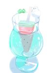  animal artist_name bear bird bubble chai_(drawingchisanne) cup drinking_glass feathers food food_focus fruit green_feathers no_humans original polar_bear popsicle signature simple_background water watermelon watermelon_bar watermelon_slice white_background white_fur wood 