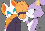  anthro blaze_the_cat breasts chiropteran domestic_cat dummycervine feet felid feline felis female foot_fetish foot_lick foot_play hi_res licking mammal nipples rouge_the_bat sega sonic_the_hedgehog_(series) tongue tongue_out 