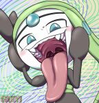  blue_eyes blush female gaping_mouth gum-k humanoid legendary_pok&eacute;mon long_tongue mammal meloetta meloetta_(aria_form) mouth_shot nintendo not_furry open_mouth pok&eacute;mon pok&eacute;mon_(species) solo tongue tongue_out uvula video_games 