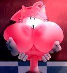  2022 accessory amy_rose anal anal_penetration anthro anthro_penetrated anus areola big_breasts bodily_fluids breast_squish breasts butt classic_amy_rose classic_sonic_(universe) clothing detailed_background duo eulipotyphlan exposed_breasts eyelashes feet female first_person_view footwear furniture genital_fluids genitals gloves guttergoon hair half-closed_eyes hand_on_butt handwear head_tuft headband hedgehog hi_res huge_breasts human human_on_anthro human_penetrating human_penetrating_anthro hyper hyper_breasts interspecies inverted_nipples lube lube_drip lube_in_ass lube_on_penis male male/female male_pov mammal narrowed_eyes nipples on_table penetration penis pink_areola pink_body pink_hair pink_nipples pubes puffy_nipples pussy pussy_juice sega sex socks sonic_the_hedgehog_(series) squish table tuft 