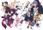  1boy 6+girls abigail_williams_(fate) ahoge artoria_pendragon_(fate) baggy_clothes bangs bare_shoulders baseball_cap bikini black_bow black_dress black_headwear black_shirt blonde_hair bloomers blue_eyes blue_headwear blue_jacket blue_overalls blush bow braid breasts cleavage cropped_jacket crown_braid detached_sleeves double_bun dress earrings electric_guitar fate/grand_order fate_(series) flower forehead french_braid garrison_cap glasses gloves grey_hair guitar hair_between_eyes hair_bow hair_bun hair_ornament hair_through_headwear hairpin hat highres hood hood_up hooded_jacket instrument jacket jacques_de_molay_(foreigner)_(fate) japanese_clothes jewelry katsushika_hokusai_(fate) kimono koyanskaya_(fate) large_breasts long_hair long_sleeves looking_at_viewer medium_breasts multiple_bows multiple_girls mysterious_heroine_xx_(fate) mysterious_idol_x_alter_(fate) octopus off_shoulder open_clothes open_jacket open_mouth orange_bow orange_hair overall_shorts overalls pantyhose parted_bangs pencil_skirt pink_hair pink_scarf polka_dot polka_dot_bow ponytail puffy_sleeves purple_hair purple_kimono red_kimono ribbed_dress sash scarf sheep shirt short_hair short_sleeves shrug_(clothing) side_braid sidelocks skirt sleeves_past_fingers sleeves_past_wrists small_breasts straw_hat stuffed_animal stuffed_toy sunflower swimsuit tamamo_(fate) teddy_bear tokitarou_(fate) totatokeke twintails underwear van_gogh_(fate) very_long_hair voyager_(fate) white_bikini white_bloomers white_gloves white_headwear white_jacket white_shirt white_skirt wide_sleeves wristband yang_guifei_(fate) yellow_eyes yellow_headwear yellow_scarf 