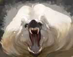 ambiguous_gender bear fangs feral fur hi_res mammal open_mouth polar_bear solo sony-shock teeth tongue ursine white_body white_fur