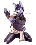  anthro canid canine clothing female fox gear krystal mammal mattbyles nintendo solo star_fox suit video_games 