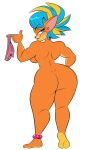  activision anthro barefoot big_butt blush butt clothing crash_bandicoot_(series) curvy_figure feet female hi_res huge_butt looking_at_viewer panties pink_clothing pink_panties pink_underwear pirate_tawna smoggie solo tawna_bandicoot thick_thighs underwear video_games voluptuous 
