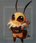  bee bug bug_fables crossed_arms full_body fur ixurcafe smile standing stinger vi_(bug_fables) wings 