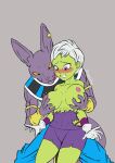  alien alien_humanoid animal_humanoid anthro armband armor beerus black_eyes blush blushing_profusely bottomwear breast_grab breasts cat_humanoid cheelai claws claws_out clenched_teeth clothed clothing deity domestic_cat dragon_ball dragon_ball_super duo ear_piercing ear_ring egyptian egyptian_cat egyptian_clothing egyptian_god embarrassed exposed_breasts eyelashes felid felid_humanoid feline feline_humanoid felis female fur gauntlets gloves green_body green_skin grey_background grope groping_breasts groping_from_behind hair hairless hairless_cat hand_on_breast handwear hi_res holding_breast humanoid imminent_sex interspecies licking licking_lips licking_own_lips looking_down male male/female mammal mammal_humanoid muscular muscular_anthro muscular_male nipples pants partially_clothed piercing pink_eyes pupils purple_body purple_fur ring_piercing self_lick shirt short_hair shorts shy simple_background slit_pupils sphynx_(cat) standing surprise surprised_expression surprised_face surprised_look teeth tongue tongue_out topwear torn_clothing torn_shirt torn_topwear walfredinac white_hair yellow_sclera 