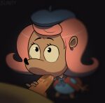  black_background camp_lazlo cartoon_network clothing fellatio female hair hat headgear headwear herpestid mammal mongoose oral patsy_smiles penile pink_hair sex simple_background unknown_artist yellow_mongoose 