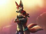  anthro askalin canid canine disney duo fox hi_res male male/male mammal nick_wilde zootopia 