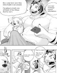  age_difference anthro blush brother brothers canid canine canis clothed clothing comic domestic_dog edit english_text erection erection_under_clothing felid group hard_translated kyatune larger_male male male/male mammal muscular muscular_male older_male pantherine sibling size_difference smaller_male text tiger translated trio younger_male 