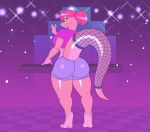  animated anthro big_butt breasts butt clothed clothing female looking_at_viewer looking_back reptile scalie short_playtime snake solo tentabat 