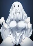  1girl blueorca breasts ghost highres large_breasts 